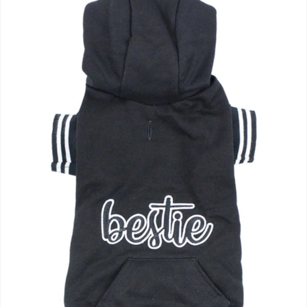 NWT Dog “Bestie Hoodie” by Parisian Pet.